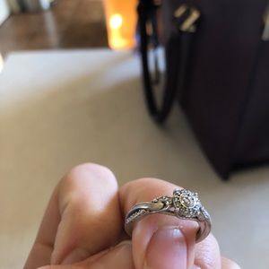 *SOLD* 1/10 ct silver ring